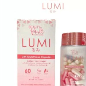 Beauty Vault Lumi Glutathione 60 Capsules