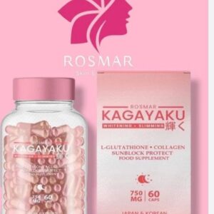 ROSMAR Kagayaku Capsules 750mg 60 caps- Glutathione , Collagen , Sunblock Protect Food Supplement