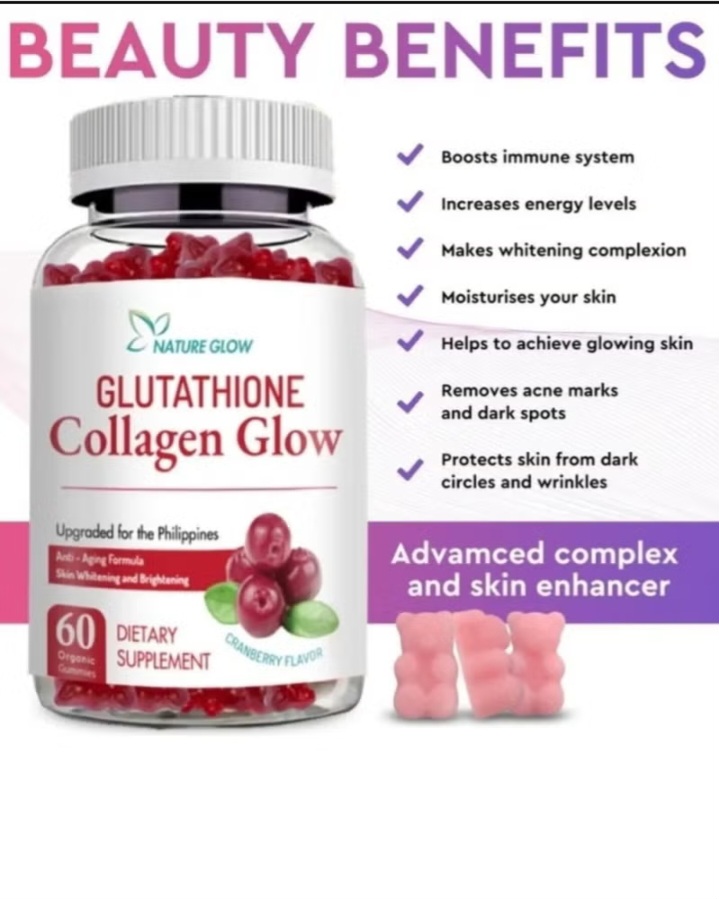 Nature Glow Glutathione Collagen Glow – Cranberry6 - Image 3
